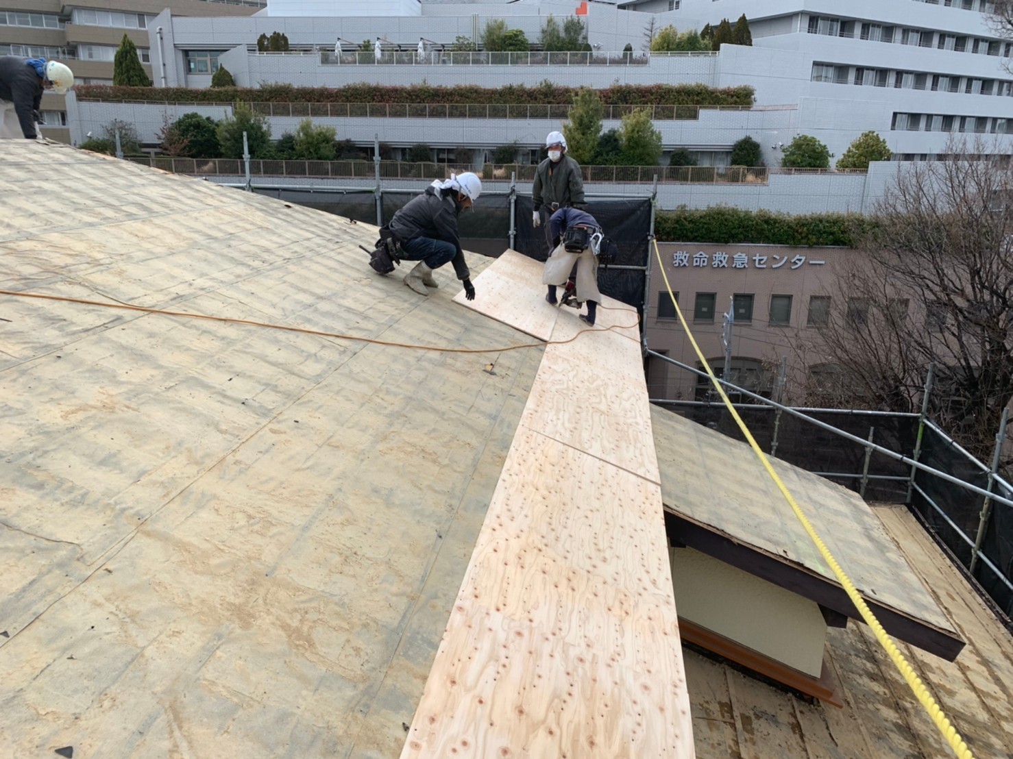 名古屋市昭和区にて屋根葺き替え工事を行いました！２